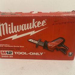 Milwaukee M12 12-Volt Lithium-Ion HACKZALL Cordless Reciprocating Saw (Tool-Only)