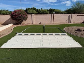 Insulated garage door