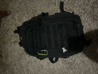 Black Tactical MOLLE Backpack