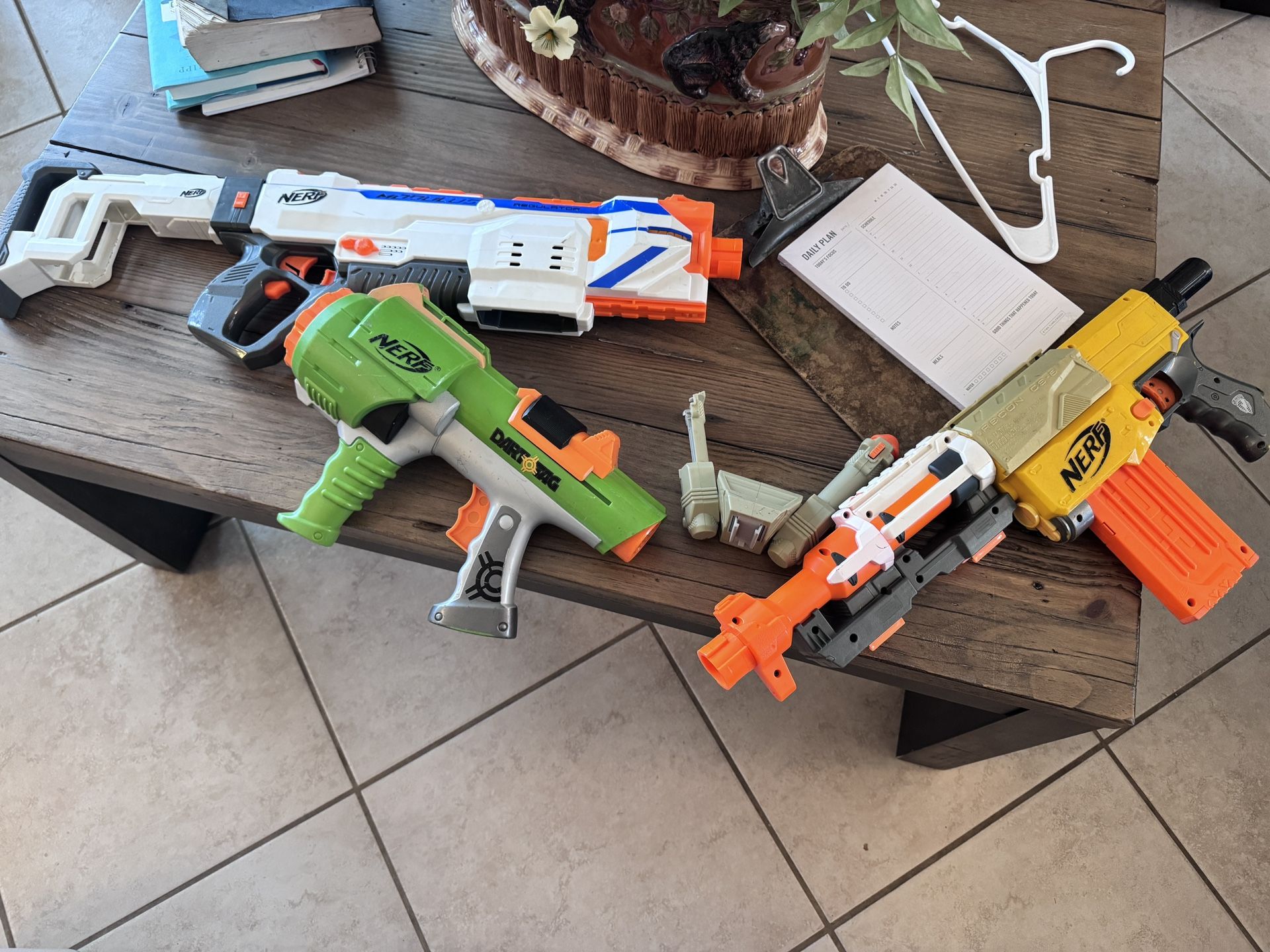 Lot Of Used Nerf  Guns