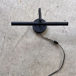 14” Black Electric Picture Painting Light. 