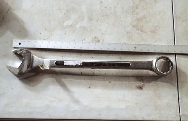 Large Wrench Chrome Finish 2-Inch Combo Wrench 24" long