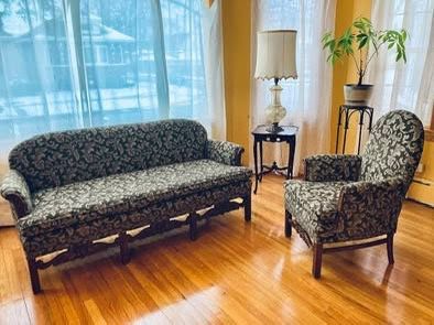 Chippendale Sofa And Chair