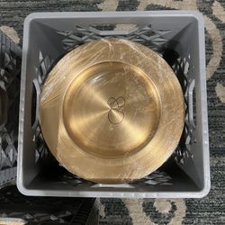 Elegant Gold Charger Plates 