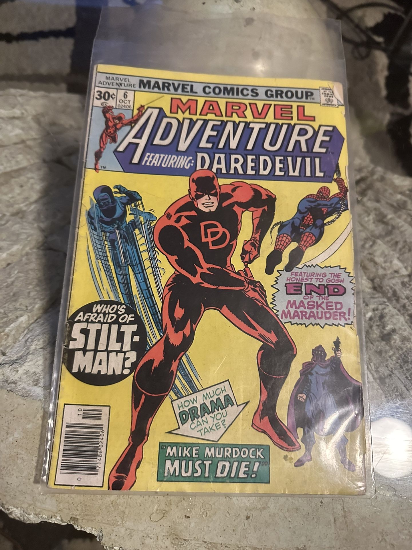 MARVEL ADVENTURE#6 VG/FN 1976 DAREDEVIL BRONZE AGE COMICS
