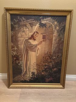 Framed Jesus Knocking at the Door