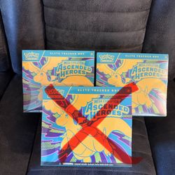 Pokemon Ascending Heroes ETB New Sealed $110 Each