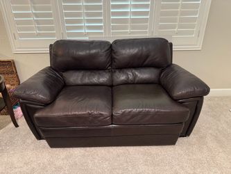 Real Leather love seat