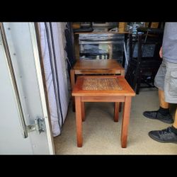 Two side tables