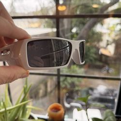 Gascan White Oakleys Sunglasses