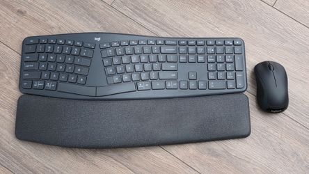 Logitech Wireless Ergo Keyboard Mouse