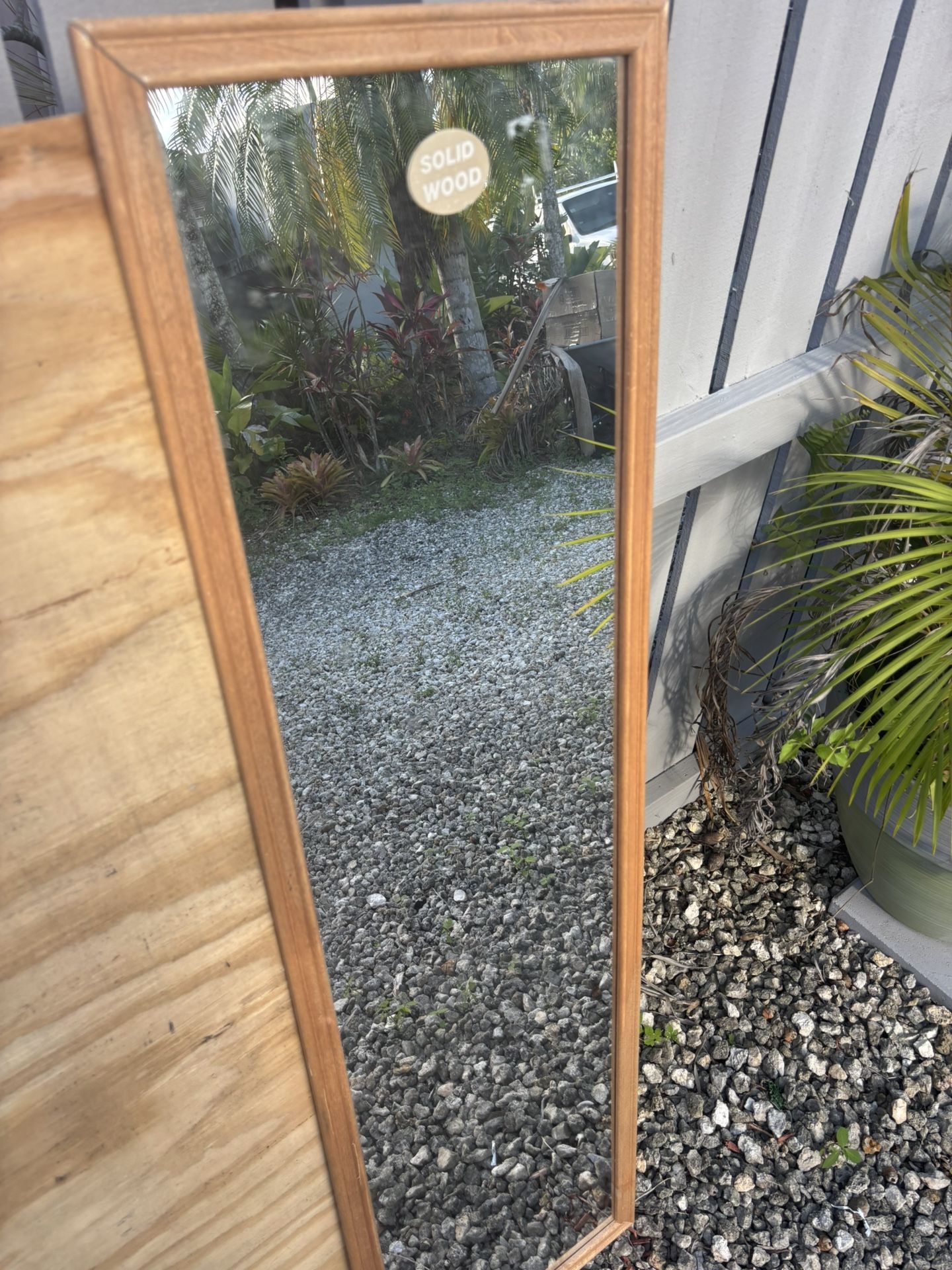 Body Length Wooden Mirror