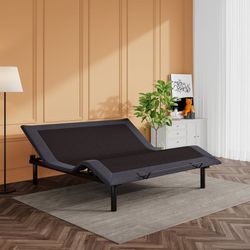 King Size Ergonomic Adjustable Bed Frame with Wireless Remote Control