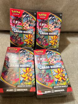 Chaos Rising Booster Bundle | Pokemon Trading Card Games Mega Evolution