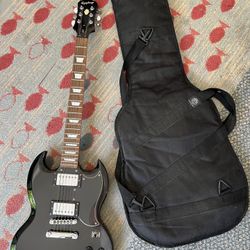 Epiphone SG Standard Electric Guitar Ebony (gig bag included)
