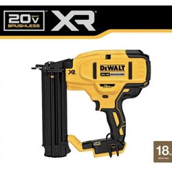 20V MAX XR Lithium-Ion Electric Cordless 18-Gauge Brad Nailer (Tool Only