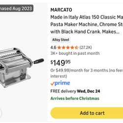 MARCATO Italian Pasta Machine