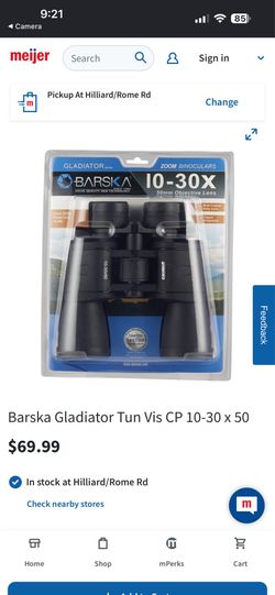 Sealed Barska Gladiator Zoom Binoculars