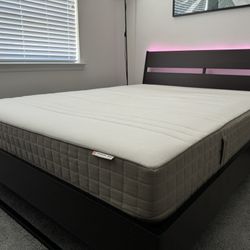 Full size Bed Frame and mattress