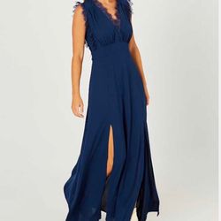 Altr’d State Navy Blue Formal Cocktail Dress 