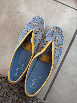 Keds x Taylor Swift Floral Canvas Sneakers – Blue & Yellow