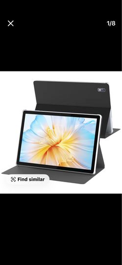 BYYBUO 10.1-Inch LCD Touchscreen Android Pad, 6(2+4)GB RAM+64GB ROM, Quad-Core Processor, 5MP Front & 8MP Wireless Rear Camera, Android 14, Bluetooth,
