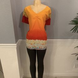 Mlle Gabrielle Sz 2x Women Blouse