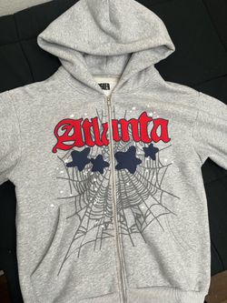 Spider grey zip up