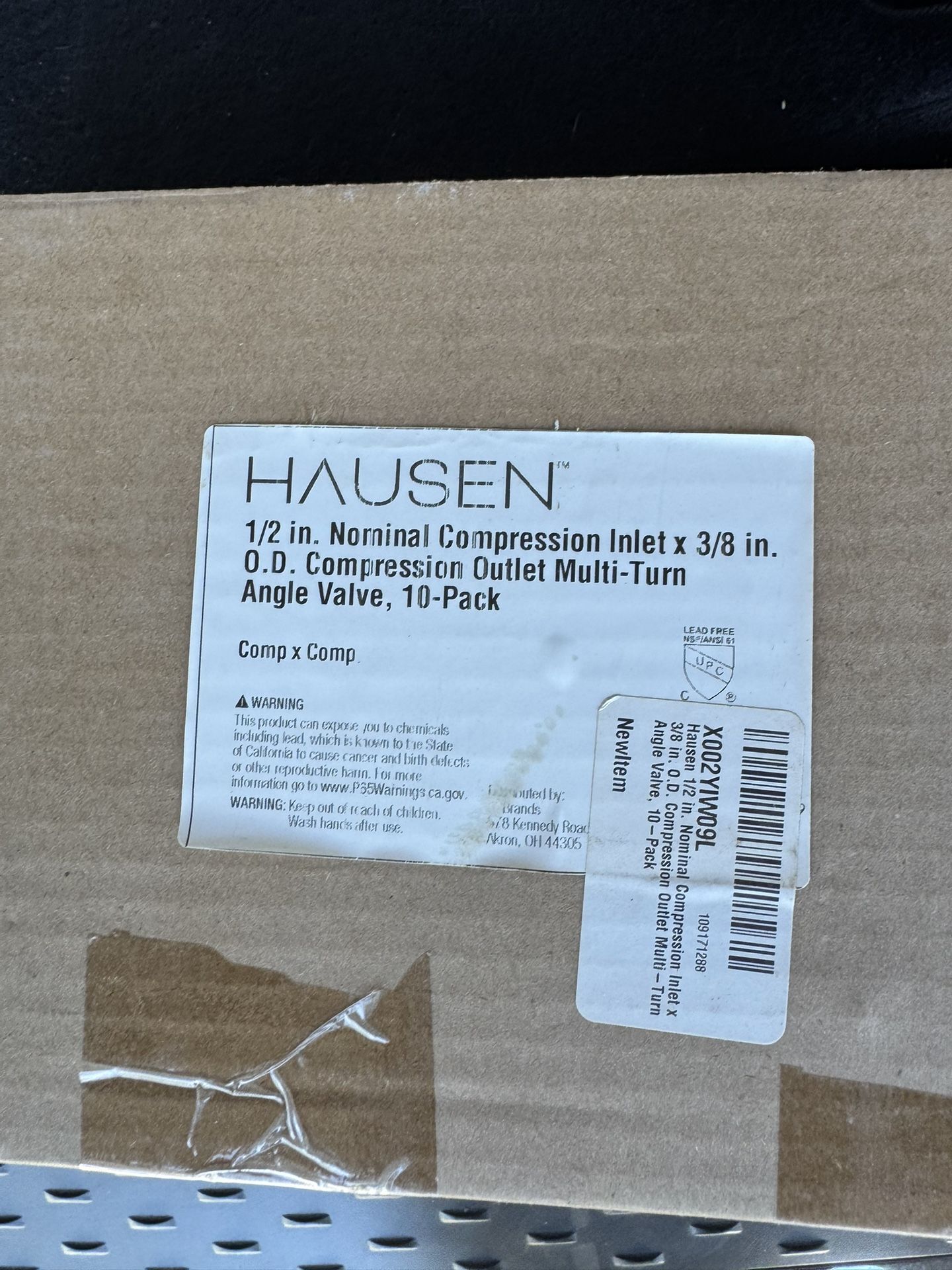 Hausen™ Multi-Turn Angle Valve – 7 Pack