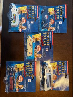 Vintage Pepsi Diecast Delivery Truck Set (5-Piece Collection) - Golden Wheel 1:87 HO Scale - Brand New