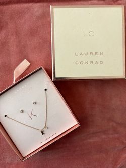 Lauren Conrad necklace + earring set