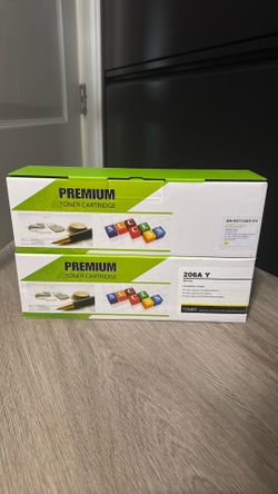 2 Yellow Ink Toner Cartridges
