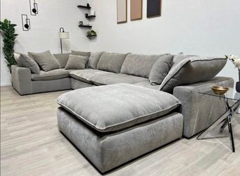 BRAND NEW GREY CLOUD MODULAR SECTIONAL SAME DAY DELIVERY