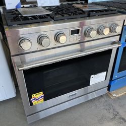Thor Kitchen 36” Gas Range - New In Box 