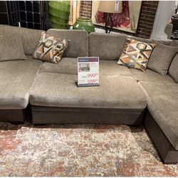 Sofa Sectional and ottoman For Sale