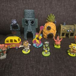 Spongebob Assorted Aquarium Ornaments