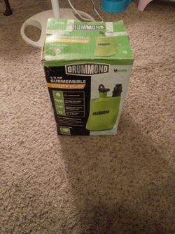 Drummond 1/6 HP Submersible Utility Pump