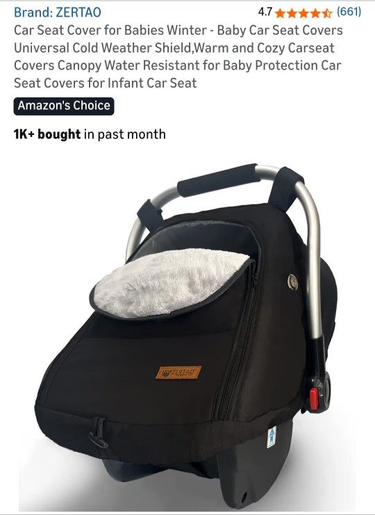 Winter Car Seat Cover