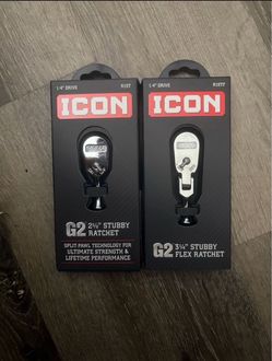 Icon G2 1/4 Stubby Ratchets