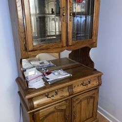 Oak Hutch 