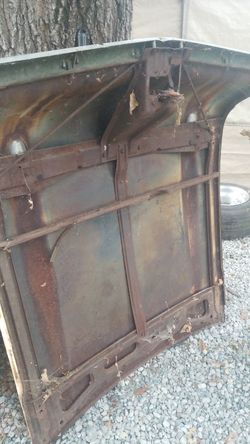 57 chevy bel air hood