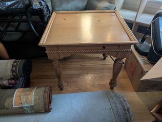Matching wooden end tables