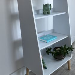 Mid Century Modern 4-Shelf Bookshelf