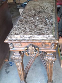 ​🌟 ELEGANT DRESDEN HERITAGE MARBLE-TOP FURNITURE SET 🌟