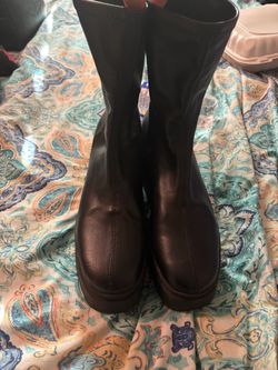 Steve Madden Black Leather Boots