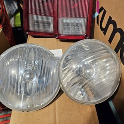 2007-2015 Jeep Wrangler Head and Tail Light Set