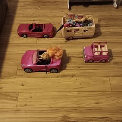 Barbie Cars And Accessories 