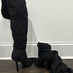 Steve Madden knee high boots Cynthia Black