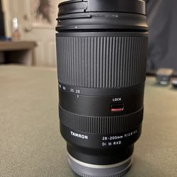 Tamron 28-200mm E-Mount Lense
