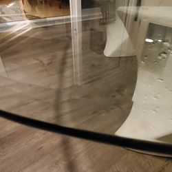 Elegant Glass Top Table